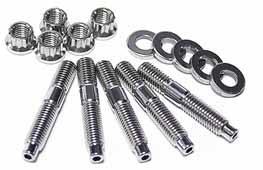 ARP 400-8002 M8 x 1.25 x 38mm Broached 4 Piece Stud Kit