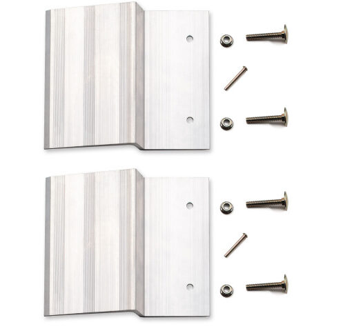 Lund 602002 Universal Ramp Kit For 2X8in To 2X10in Planks 9X7.5X2.25in - Silver - Image 3