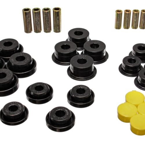 Energy Suspension 2.3106G 97-06 Jeep Wrangler TJ/YJ Black Front Control Arm Bushings (Must reuse OEM Outer S
