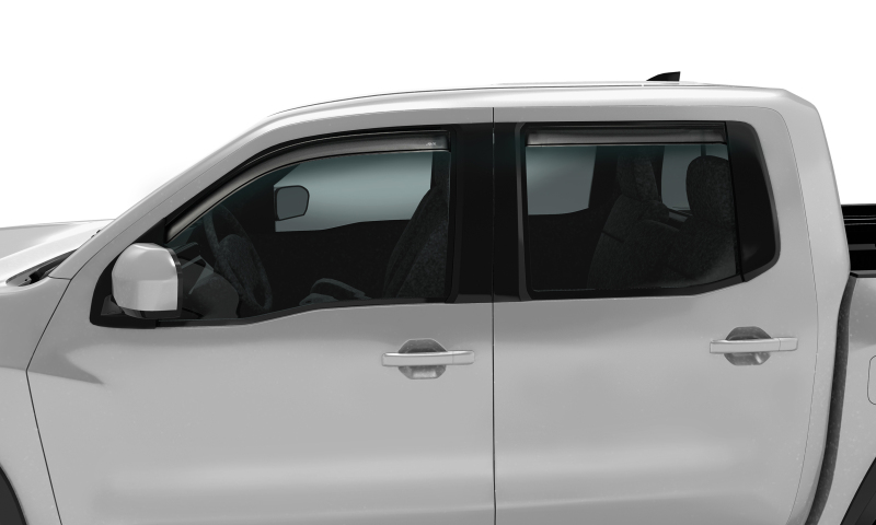 AVS 194788 2022 Nissan Frontier Crew Cab Ventvisor In-Channel Window Deflectors - 4pc - Smoke - Image 10