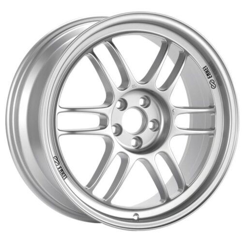 Enkei 3795804928SP RPF1 15x8 4x100 28mm Offset 5 Hub Bore Silver Wheel - 11.64Lbs
