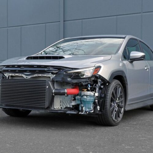 PERRIN 15-26 Subaru WRX/STI Large Size Front Mount Intercooler Core - Black - Image 4