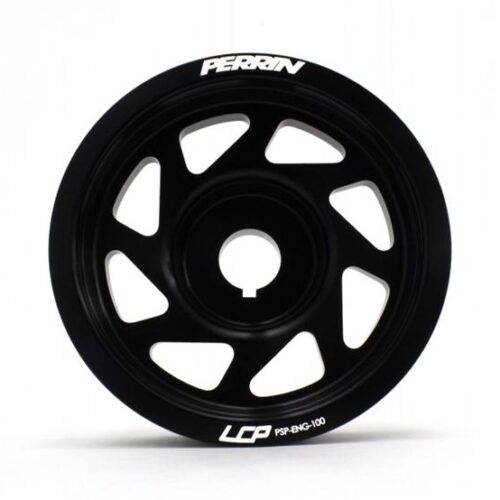 PERRIN 93-14 Subaru Impreza (Incl. 02-14 WRX) / 04-21 STI Lightened Crank Pulley - Black - Image 3
