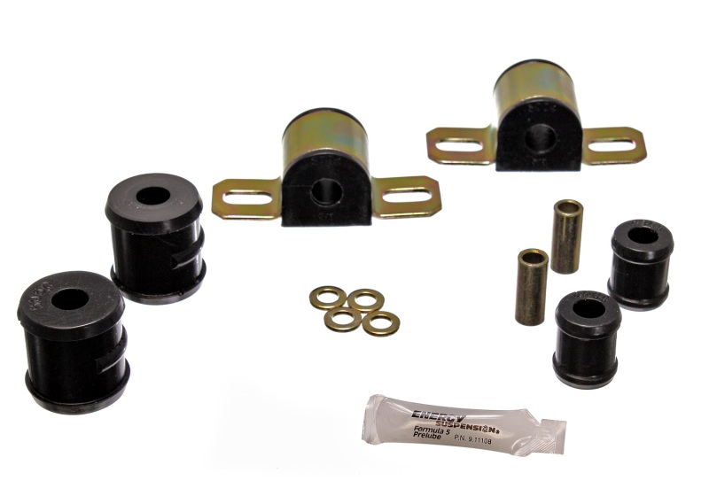 Energy Suspension 3.5109G 67-81 Camaro Black 3/4 inch Bar One Bolt Clamp Style Rear Sway Bar Bushing Set