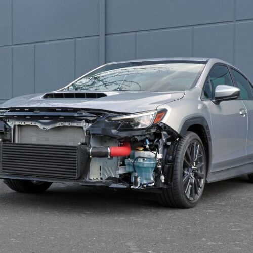 PERRIN 02-26 Subaru WRX/STI Standard Size Front Mount Intercooler Core - Black - Image 4