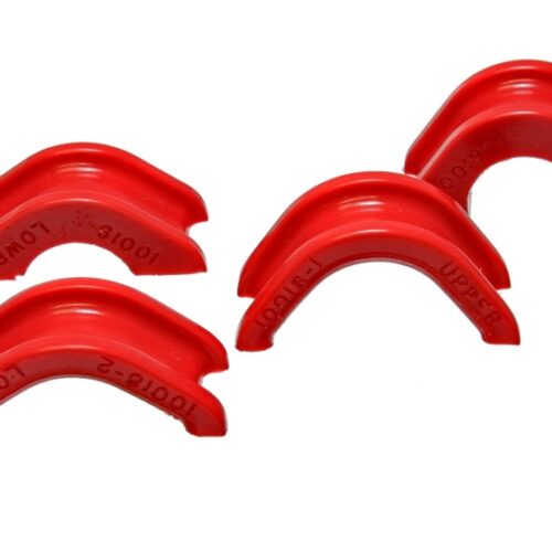 Energy Suspension 7.10102R 74-78 Nissan 260Z/280Z Red Rack and Pinion Bushing Set