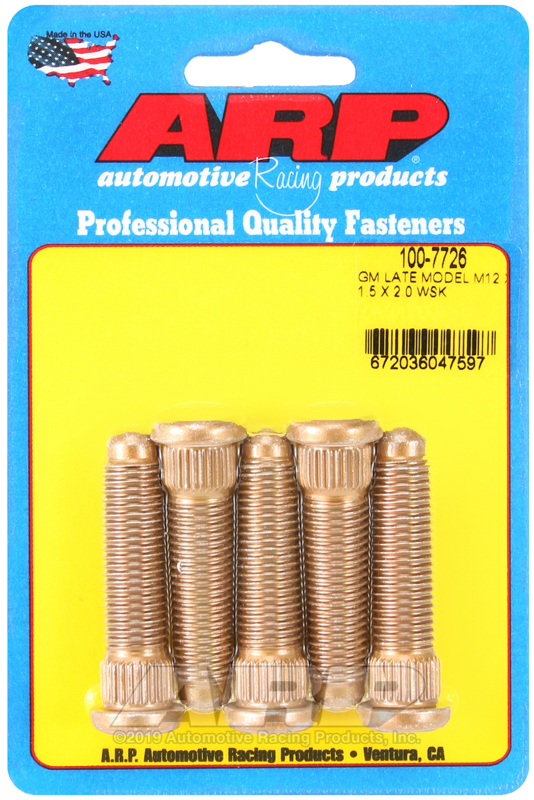ARP 100-7726 GM Late Model M12 X 1.5 X 2.0 Wheel Stud Kit - Image 2