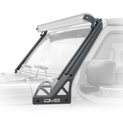 DV8 Offroad D-JL-190052-PIL 2018+ JL/Gladiator Picatinny Rail A-Pillar Pod LED Light Mount - Image 5