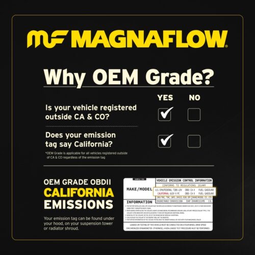 MagnaFlow 13-17 BMW 550i 4.4L Closed Couple Direct Fit Converter - Image 3