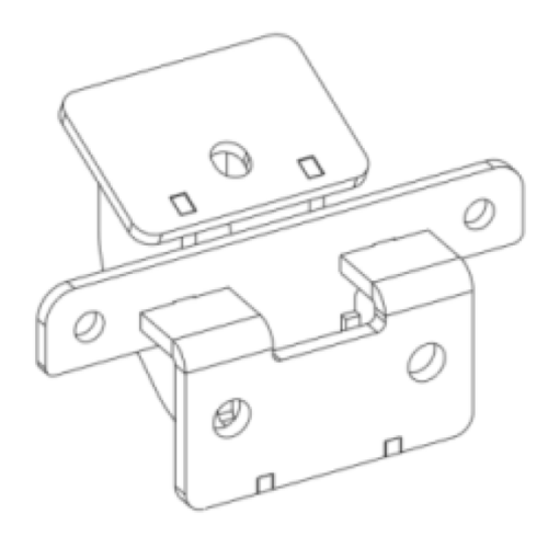 Go Rhino D64129TK 2021+ Ford Bronco Brackets for Dominator Extreme Side Steps Textured Black