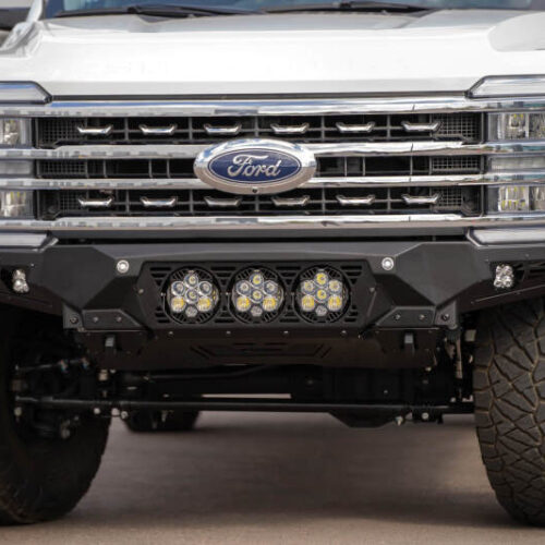 Addictive Desert Designs F810014100103 2023+ Ford F-250/F-350 Bomber Front Bumper (w/ 3 Baja Designs LP6 Mounts) - Image 5