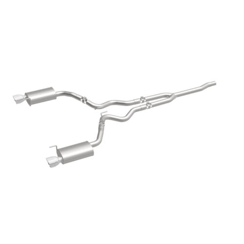 MagnaFlow 19097 Cat Back, SS, 2.5in, Street, Dual Split Polished 4.5in Tips 2015 Ford Mustang Ecoboost - Image 5