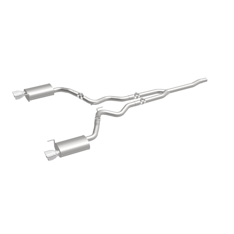 MagnaFlow 19097 Cat Back, SS, 2.5in, Street, Dual Split Polished 4.5in Tips 2015 Ford Mustang Ecoboost - Image 5