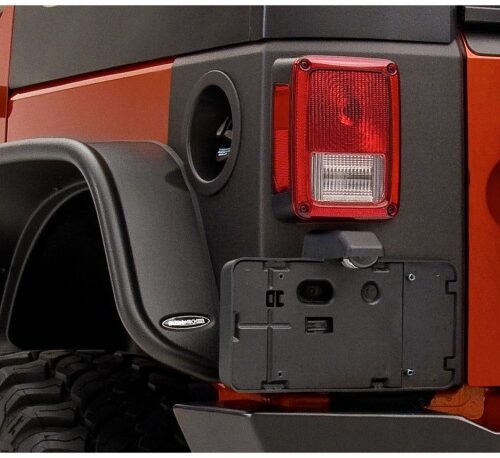Bushwacker 14010 07-18 Jeep Wrangler Trail Armor Rear Corners - Black - Image 3