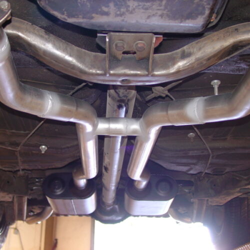 Flowmaster 64-72 GM A-BODY 2.5 in. American Thunder Crossmember-Back Exhaust System - Image 4