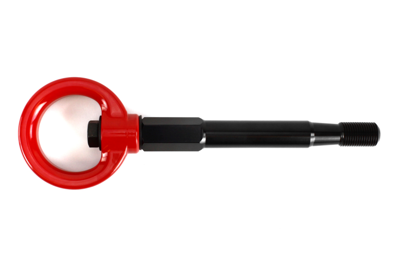 PERRIN 08-14 Subaru WRX/STI (Hatchback) Tow Hook Kit (Rear) - Red - Image 3