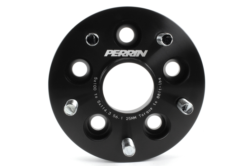 PERRIN Subaru/Toyota/Scion 25mm Wheel Adapter (Bolt-On Type) 5x100 to 5x114.3 w/56mm Hub - Pair - Image 3
