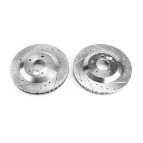 Power Stop 2004 Cadillac XLR Front Evolution Drilled & Slotted Rotors - Pair - Image 2