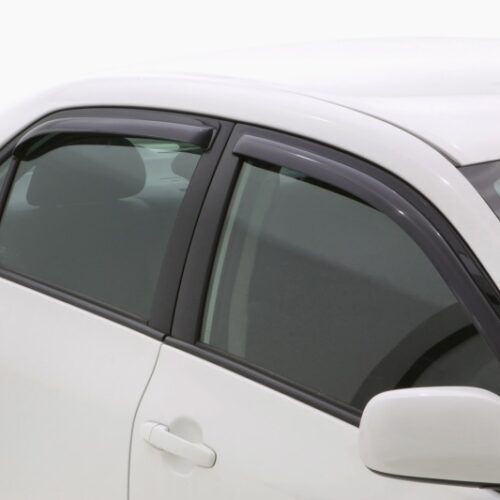 AVS 194073 09-13 Toyota Corolla Ventvisor In-Channel Front & Rear Window Deflectors 4pc - Smoke - Image 4