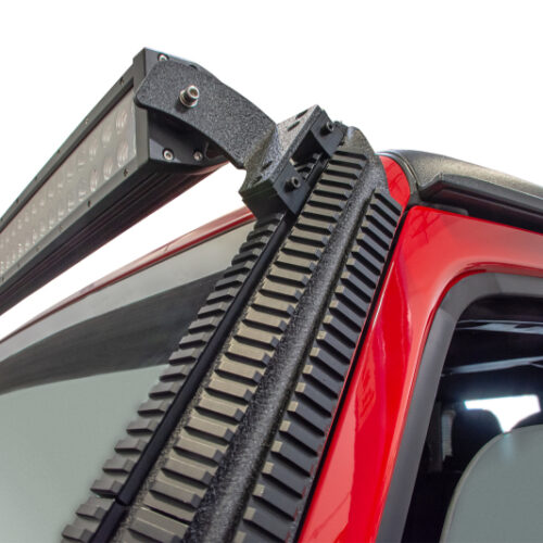 DV8 Offroad D-JL-190052-PIL 2018+ JL/Gladiator Picatinny Rail A-Pillar Pod LED Light Mount - Image 3