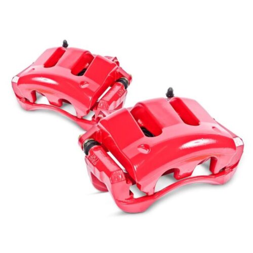 Power Stop 98-02 Chevrolet Camaro Front Red Calipers w/Brackets - Pair - Image 2