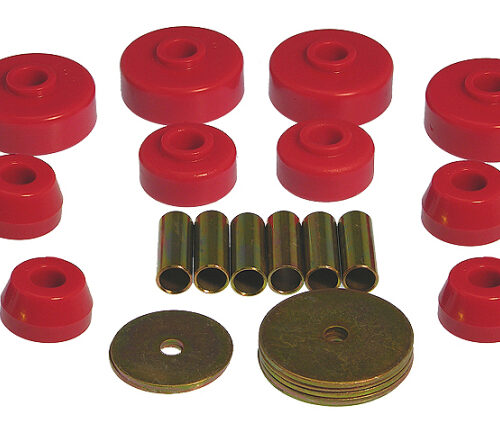 Prothane 18-101 79-88 Toyota Truck 4wd Body Mount Kit - Red
