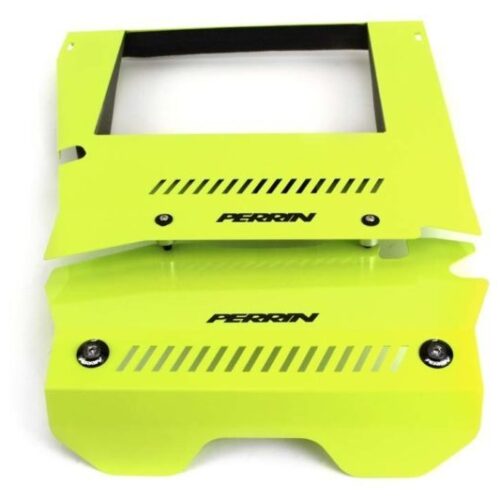 PERRIN 15-21 Subaru WRX Engine Cover Kit (Intercooler & Pulley Covers Incl.) - Neon Yellow - Image 2