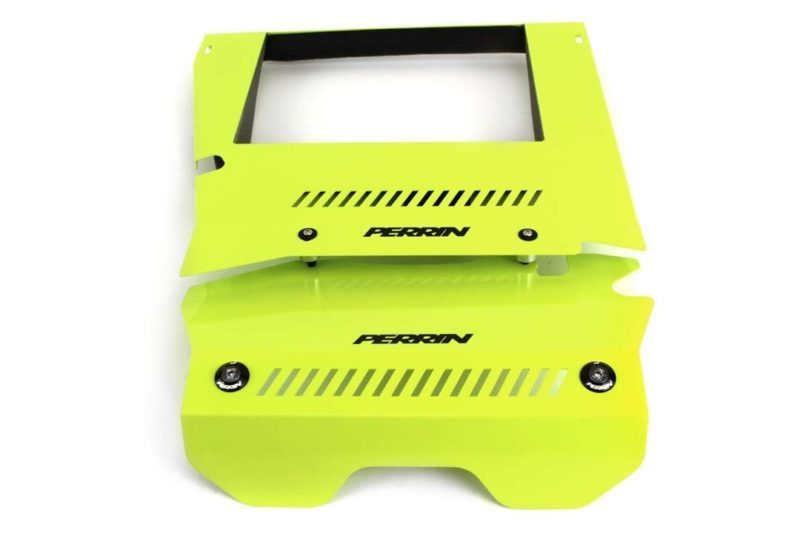 PERRIN 15-21 Subaru WRX Engine Cover Kit (Intercooler & Pulley Covers Incl.) - Neon Yellow - Image 2