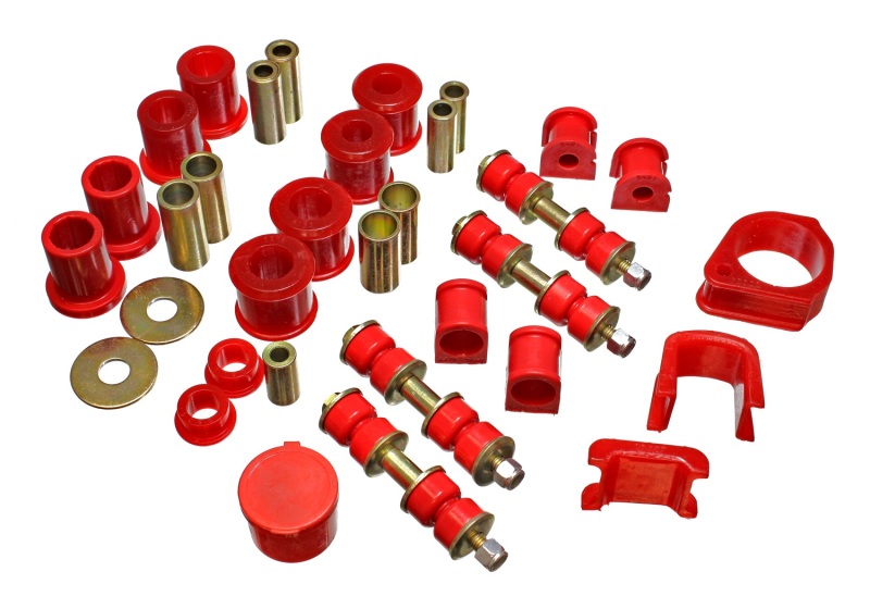 Energy Suspension 4.18117R 97-01 Ford Escort/ZX2 Red Hyper-flex Master Bushing Set - Image 5