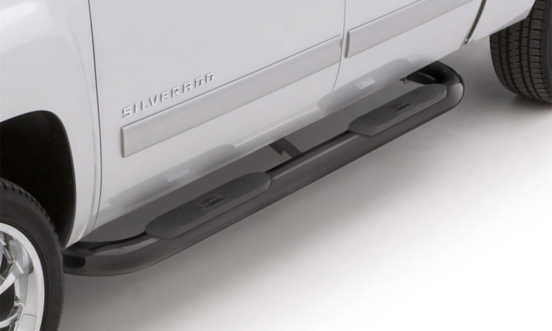 Lund 23474783 09-17 Dodge Ram 1500 Quad Cab 4in. Oval Curved Steel Nerf Bars - Black - Image 3