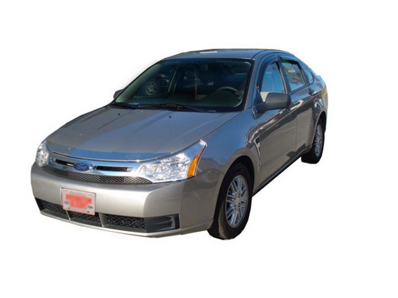 AVS 94968 08-11 Ford Focus Ventvisor Outside Mount Window Deflectors 4pc - Smoke - Image 2