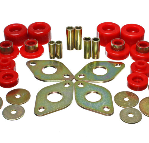 Energy Suspension 8.4107R 01-04 Toyota Pickup 2WD/4WD (Exc T-100/Tundra) Red Body Cab Mount Set - Image 4