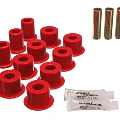 Energy Suspension 8.2108R 95-97 Toyota Tacoma / 89 4Runner / 89-95 Pick Up Red Rear Leaf Spring Shackle Bush