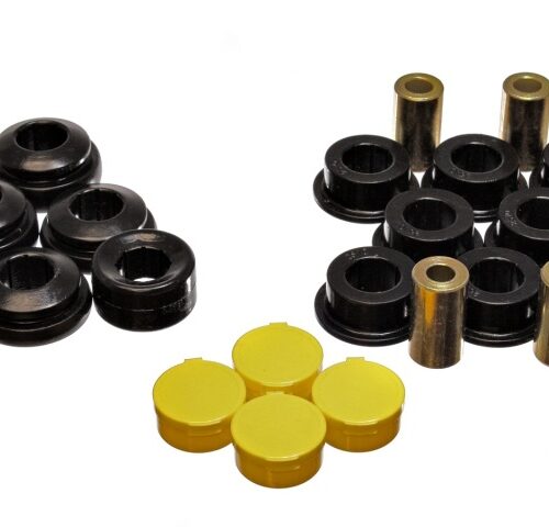 Energy Suspension 16.3118G 01-05 Honda Civic/CRX / 02-05 Civic Si Black Rear Control Arm Bushing Set