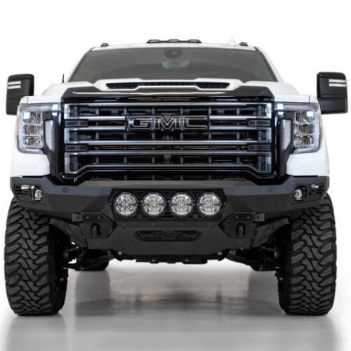 Addictive Desert Designs 20-23 GMC Sierra 2500/3500 Bomber Front Bumper - Black - Image 4