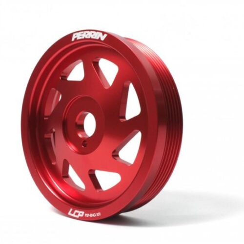 PERRIN 93-14 Subaru Impreza (Incl. 02-14 WRX) / 04-21 STI Lightened Crank Pulley - Black - Image 7