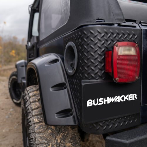 Bushwacker 14004 97-06 Jeep Wrangler Trail Armor Rear Corners - Black - Image 4