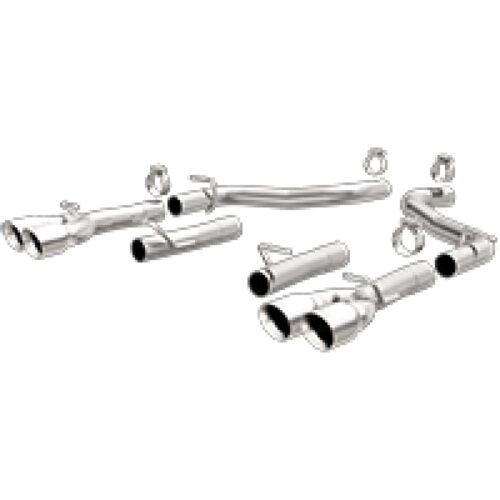 MagnaFlow 19218 Axle-Back, SS, 2.5in, Quad Split Rear 3.5in Tip 2015 Dodge Challenger 3.6L V6