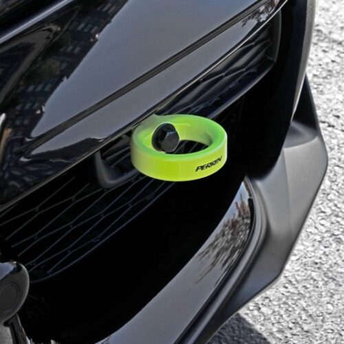PERRIN 20-25 Toyota Supra Tow Hook Kit (Front) - Neon Yellow - Image 5