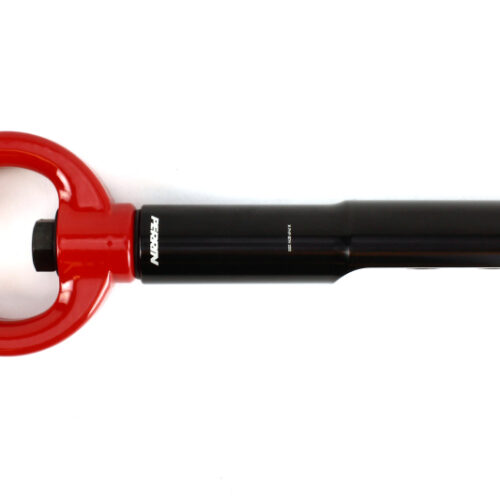 PERRIN 17-21 Honda Civic Si/Type R/Touring/Hatchback Tow Hook Kit Front - Red - Image 3