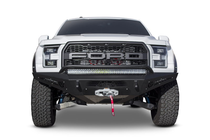 Addictive Desert Designs 17-18 Ford F-150 Raptor HoneyBadger Front Bumper w/ Winch Mount - Image 7