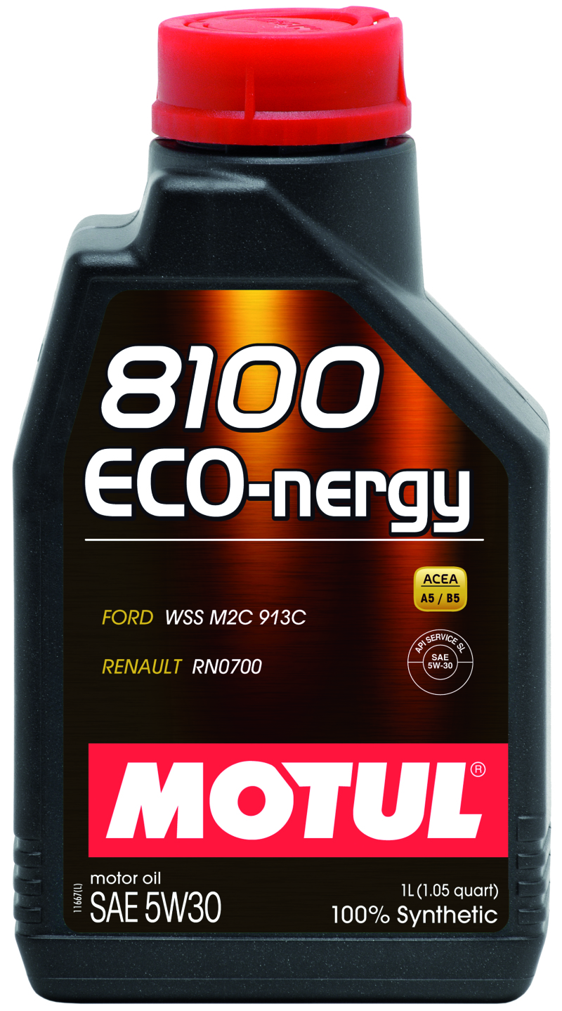 Motul 1L Synthetic Engine Oil 8100 5W30 ECO-NERGY - Ford 913C - Image 2