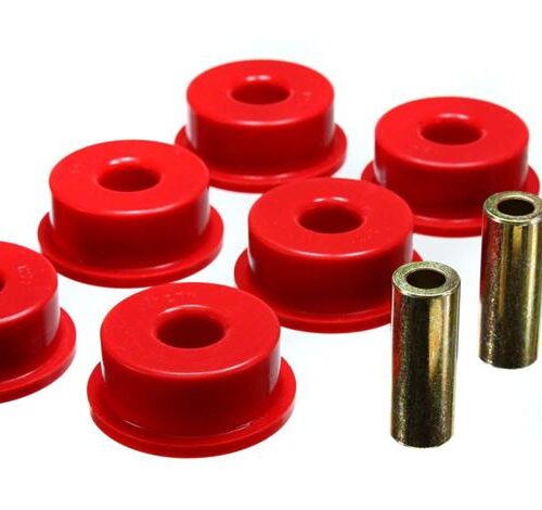 Energy Suspension 3.1153R 10 Chevy Camaro Red Rear Differential Carrier Bushing Set - Image 3