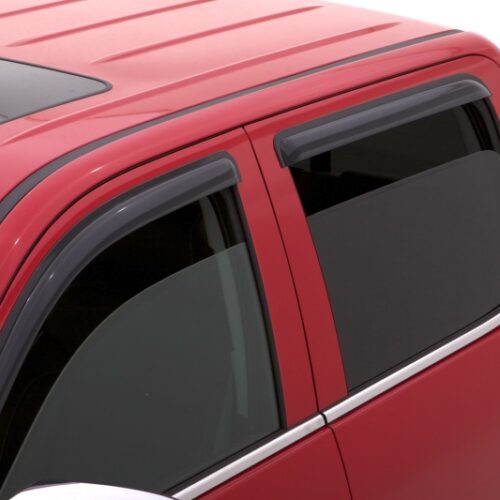 Alternative view of AVS 15-18 Chevy Silverado 2500 Crew Cab Ventvisor Outside Mount Window Deflectors 4pc - Smoke