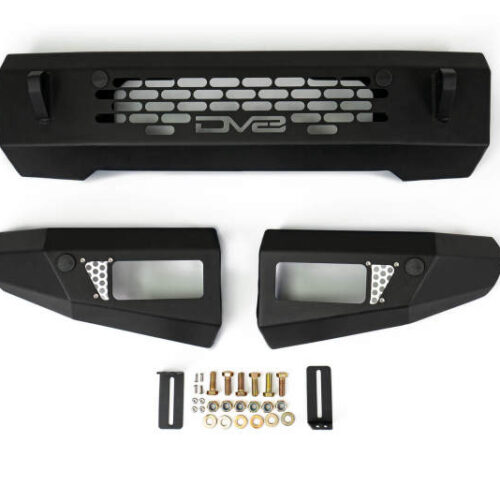 DV8 Offroad FBBR-03 2021+ Ford Bronco Bumper- Accommodates 20in Dual Row Light Bar & (4) 3in Pod Light Mount - Image 3