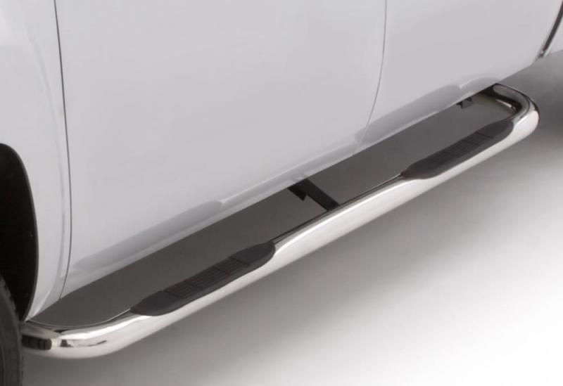 Lund 22682178 05-23 Nissan Frontier Crew Cab 3in. Round Bent SS Nerf Bars - Polished