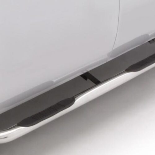 Lund 22672754 94-02 Dodge Ram 2500 Quad Cab 3in. Round Bent SS Nerf Bars - Polished
