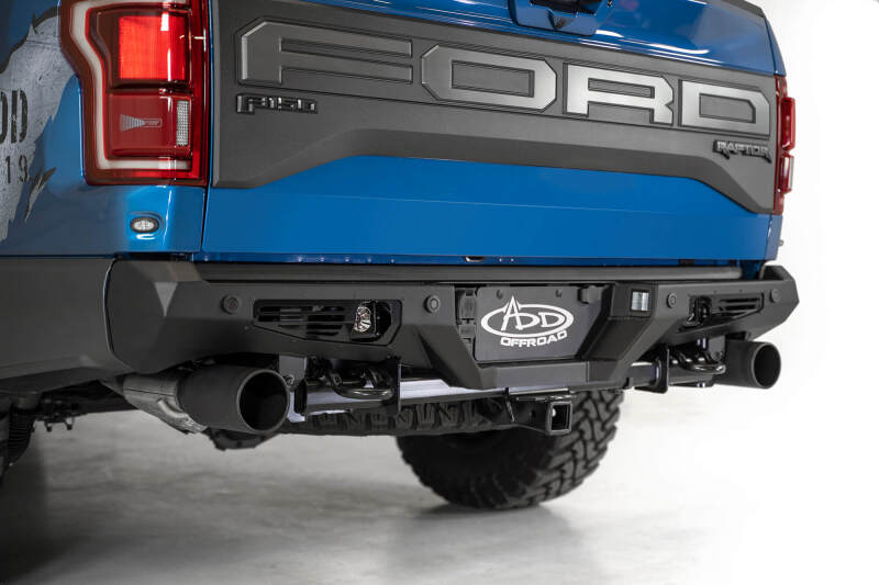 Addictive Desert Designs R110011370103 17-20 Ford Raptor F-150 Bomber Rear Bumper w/ Backup Sensor Cutouts - Image 8
