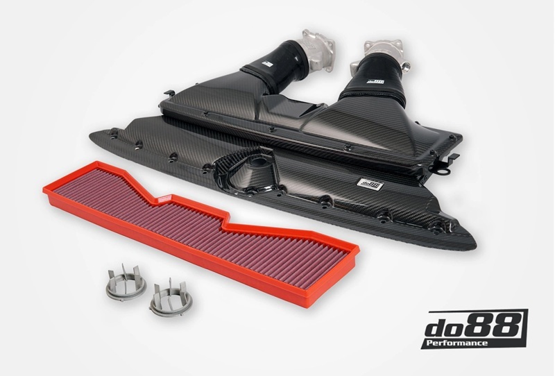do88 LF-300-S-WOE 2020+ Audi RS6/RS7 4.0T V8 (C8) Carbon Fiber Intake System + OE Air Straighteners