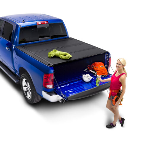 BAK 448207RB 09-18 Dodge Ram 1500 (19-20 Classic Only) 5ft 7in Bed (w/ Ram Box) BAKFlip MX4 Matte Finish - Image 4
